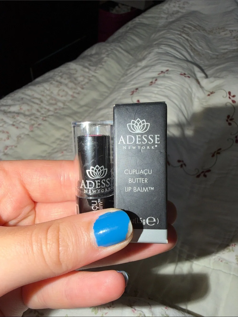 Cupuaçu Butter Lip Balm — Blue Accent